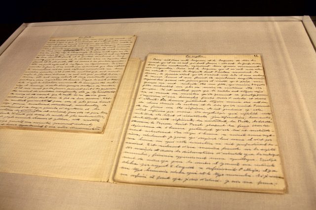 Simone de Beauvoir's working manuscript, in French, for THE SECOND SEX